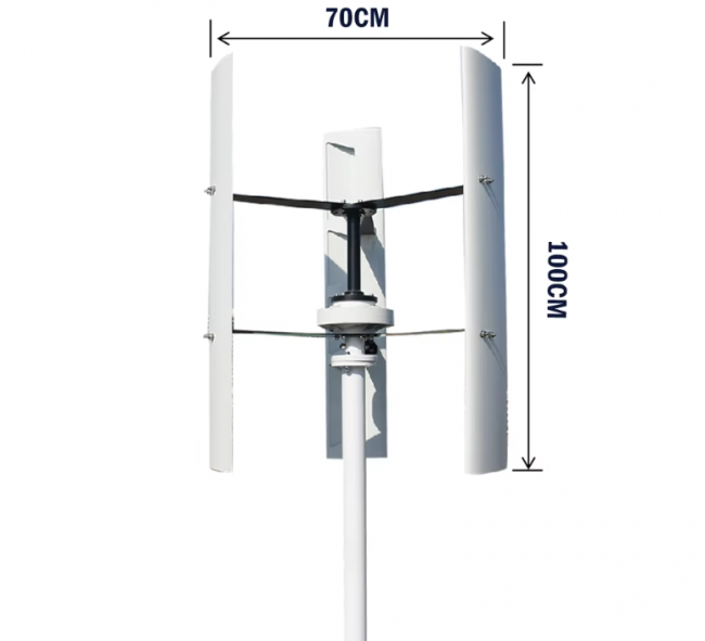 2000W Vertical Axis Permanent Magnet Maglev Wind Turbine with High Efficiency - Image 5