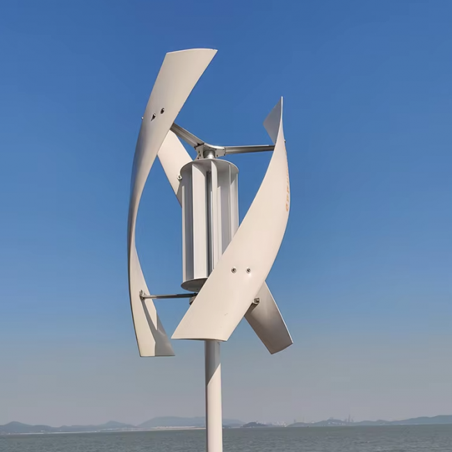 5KW Vertical Axis Maglev Wind Turbine 3 Blades Free Energy Household Windmill Low Speed - Image 2
