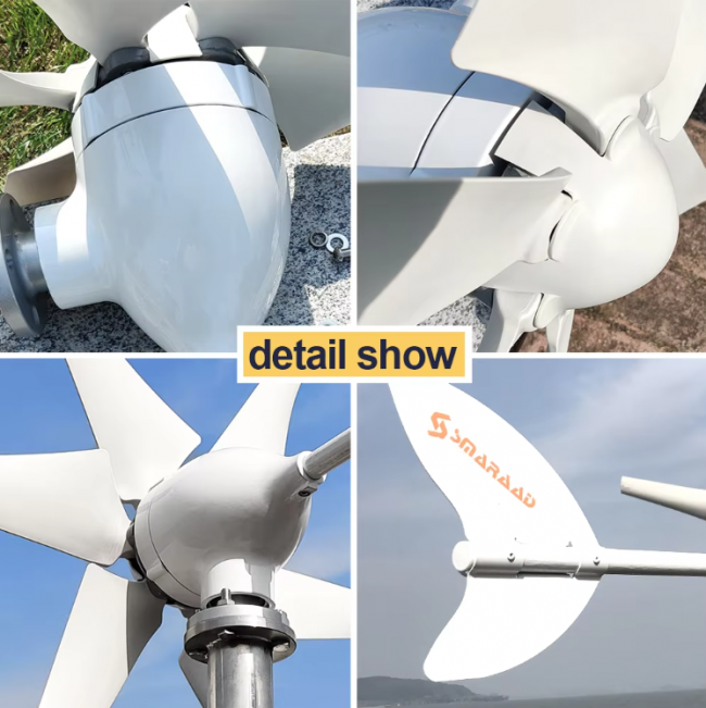 New Energy Wind Turbines 2000W Horizontal Turbine Generator Free Energy For Domestic Wind Turbines - Image 2