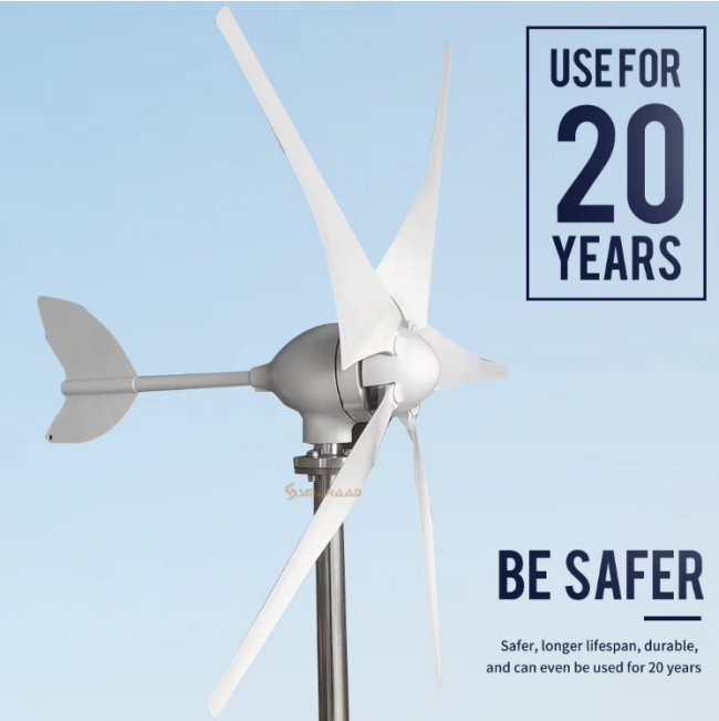 New Energy Wind Turbines 2000W Horizontal Turbine Generator Free Energy For Domestic Wind Turbines - Image 4