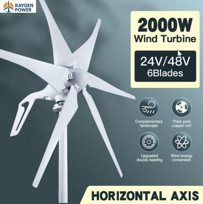 2000W12V 24V 48V Alternative Energy For Household