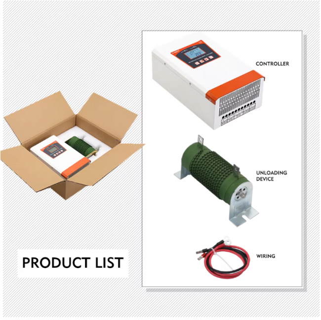 6000W Hybrid Controller Super Boost Charging 12V 24V 48V With Dump Truck For Outdoor Camping Of Wind Turbines Generators - Image 4