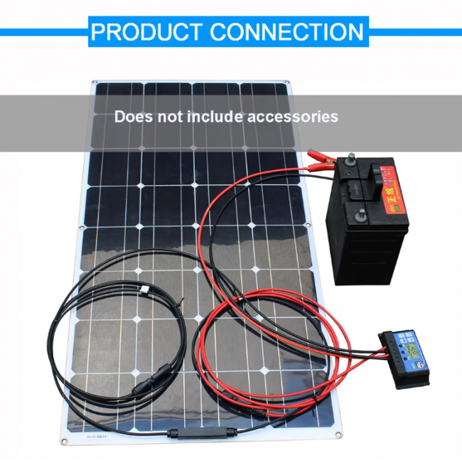 12V Flexible Solar Panel 600W 100W 200W 300W 400W 500W Bendable Waterproof Monocrystalline Best Solar Panel China for RV Boat - Image 4