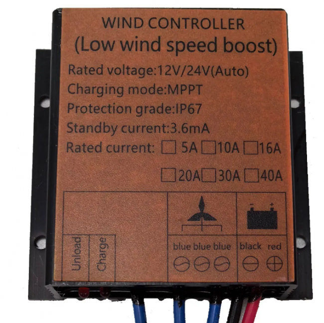 1200W Wind Turbine MPPT Controller Wind Generator for Home 3 Blades - Image 6