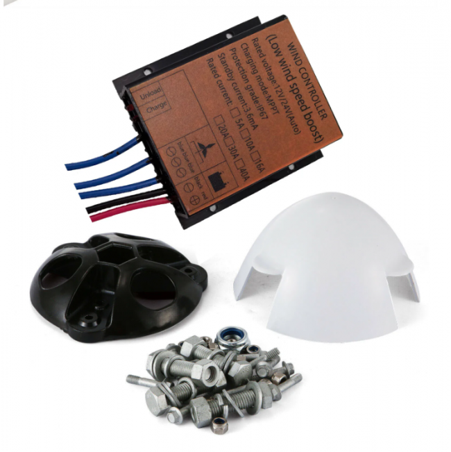 Wind Turbine MPPT Generator 300W 400W With MPPT Charge Controller 3/5 Blades - Image 5