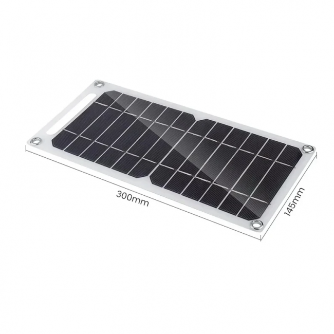Wholesale Solar Panel 1-14pcs USB Waterproof Outdoor Hiking Camping Portable Battery Mobile Phone Charging Bank Charging Panel - Image 5