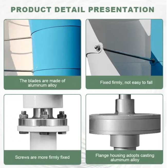 SJ 500W-5000W Wind Turbine Generator - Image 2