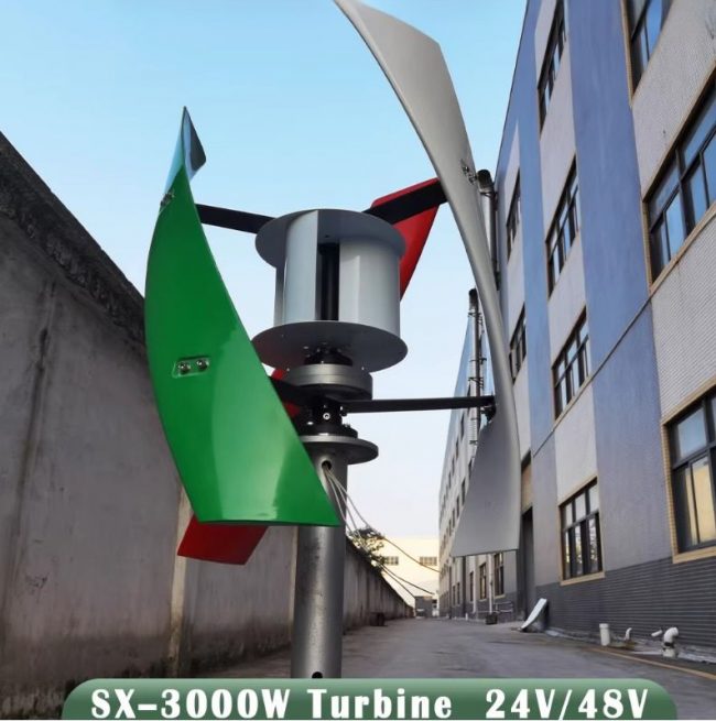 3KW Vertical Axis Maglev Low Speed Wind Turbine Free Energy Low Noise - Image 2