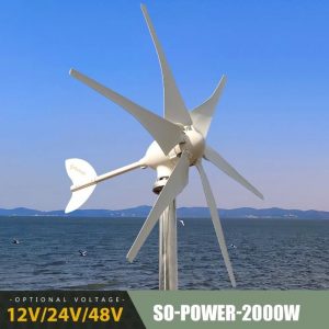 New Energy Wind Turbines 2000W Horizontal Turbine Generator Free Energy For Domestic Wind Turbines