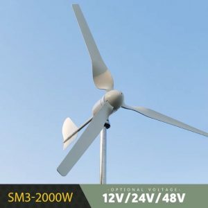 Horizontal Wind Generator 2000W Turbine 12v 24V 48V Low Noise